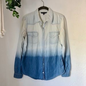 Victoria’s Secret Ombré Denim Button Down Shirt